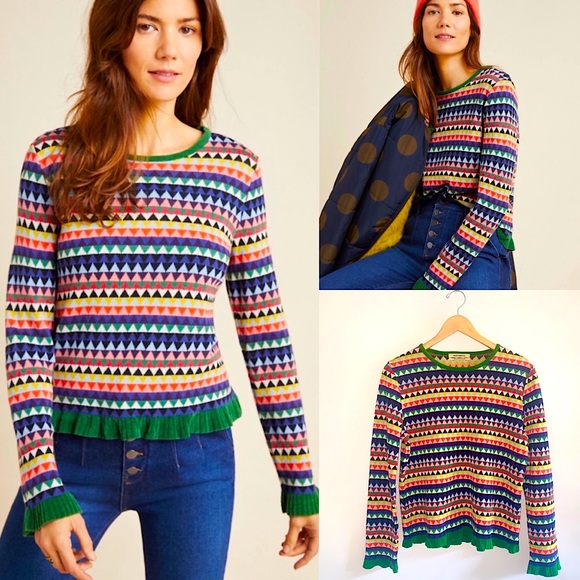 Anthropologie Sweaters - a n t h r o :: Aldomartins Abstract Sweater